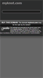 Mobile Screenshot of myknot.com